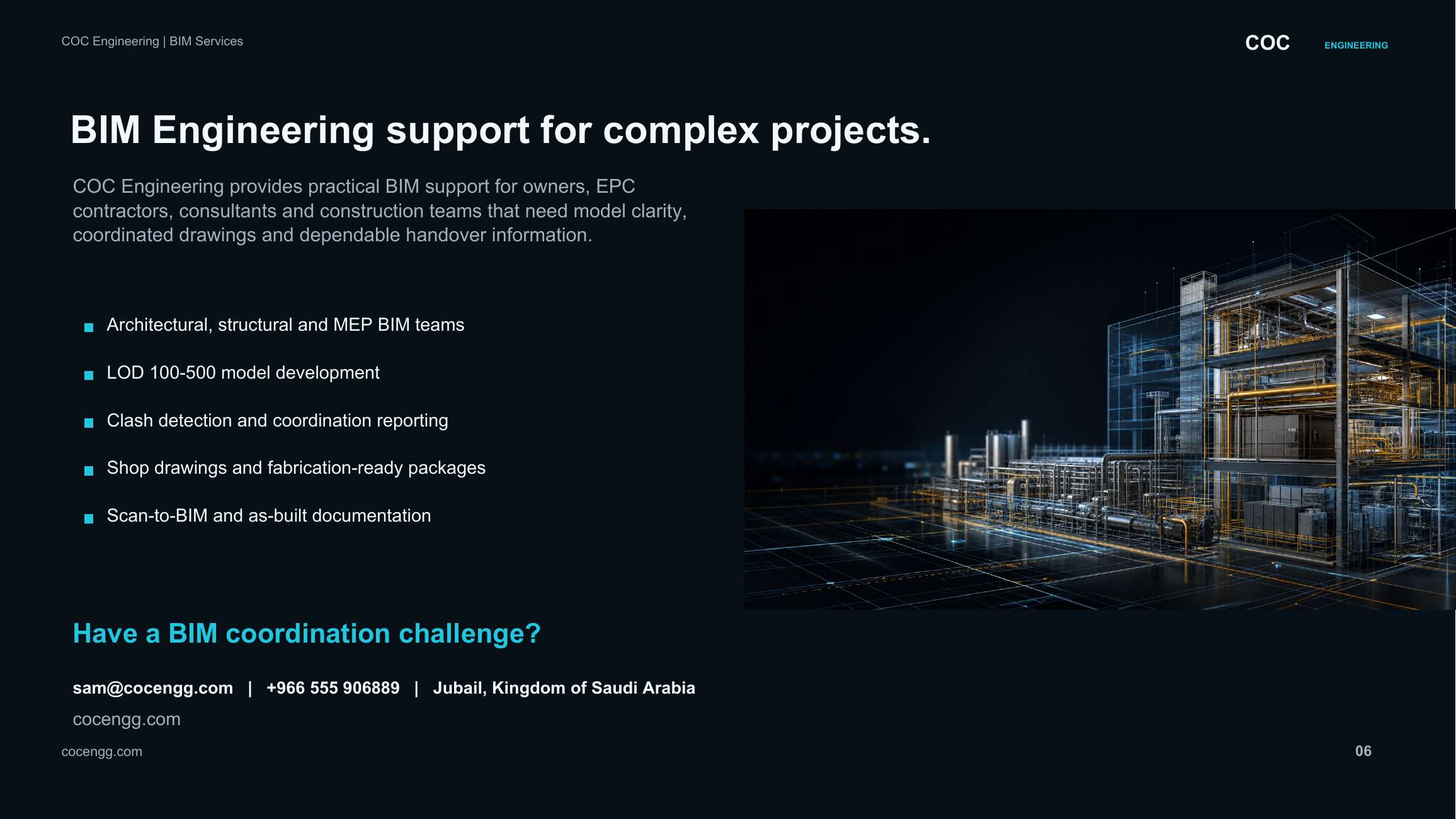 BIM support and contact